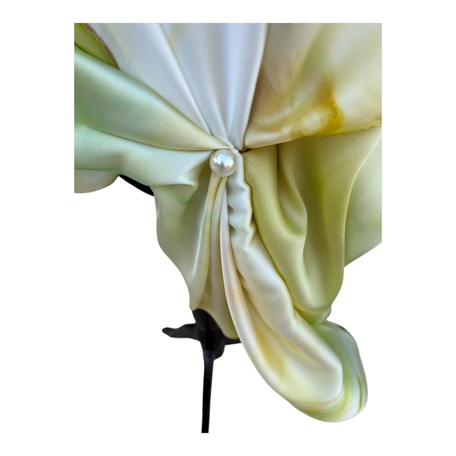 Blusa de seda pintada a mano - Imagen 5