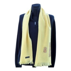 Bufanda de lana escocesa pintada a mano