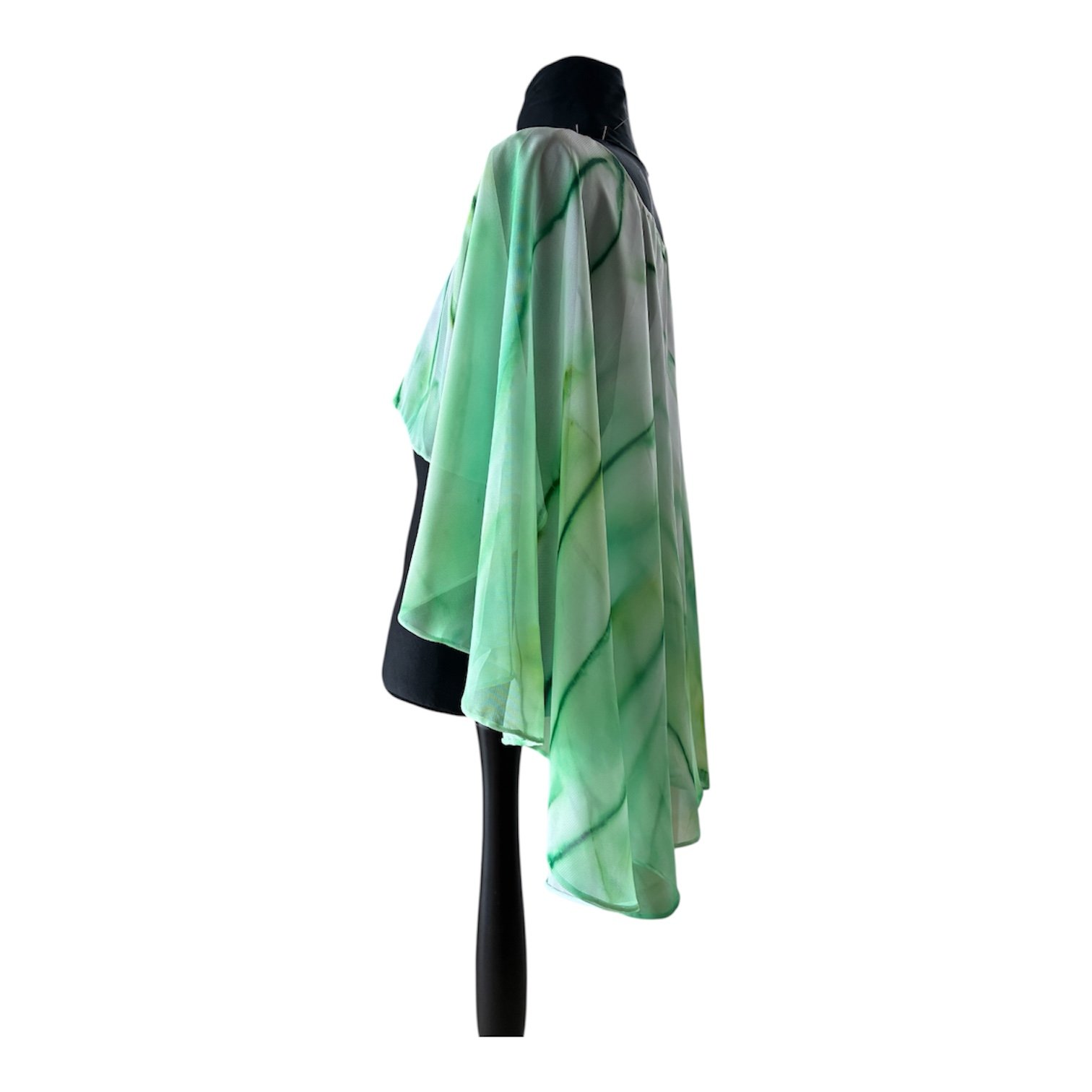 Capa pintada a mano en tonos verdes - Imagen 5