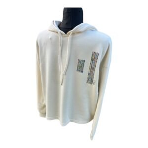 Sudadera con capucha pintada a mano